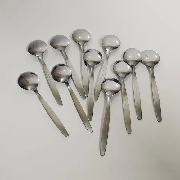 12 Rostfrei Small Tea DemitasseSpoons - Picture 5 of 11